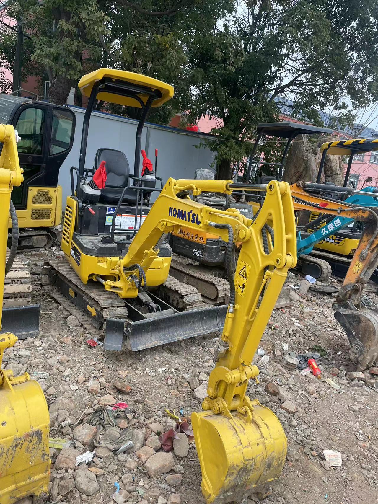 Used mini excavator Komatsu PC18 small digger used machinery mini excavator used second hand digger for sale