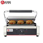 Kitchen Cooking Electric Panini Sandwich Maker with Cast Iron BBQ Grills and