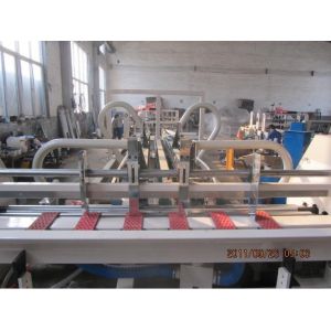 Simple Auto Carton Folder Gluer Machine With PLC And Touch Screen Control