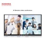 55 Inch 4K Touch Screen Interactive Whiteboard 400cd/㎡ Brightness 120g Ssd