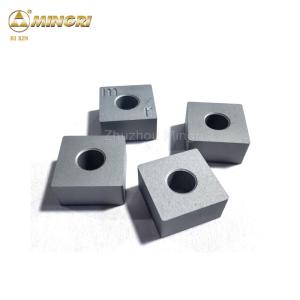 China 12.7x12.7x6.5 Tungsten Carbide Inserts HRA 85-90.5 Crewed On Chain Saw for Stone Cutting Machines factory