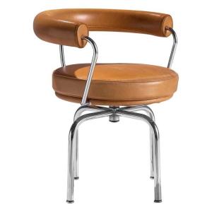 China Nordic Hotel Restaurant Furniture Metal Rotatable Leather Comfortable Backrest Dining Chair factory