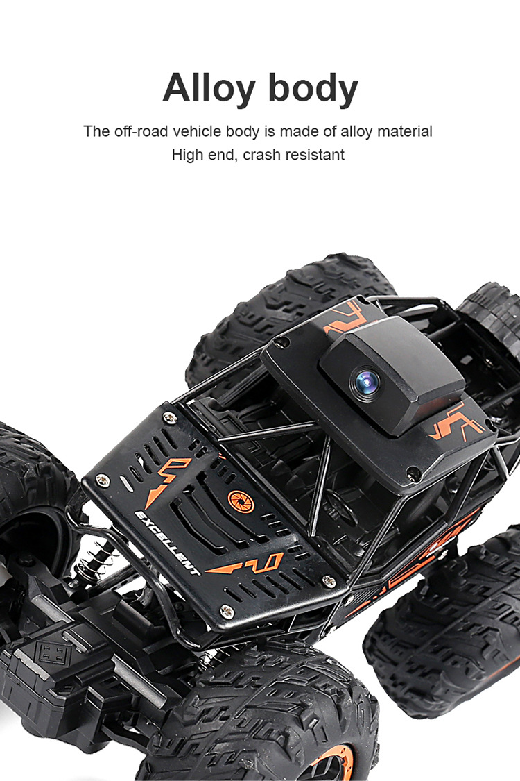2.4G High Speed SUV RC Car with Charging and Drifting Features WI-FI Camera 4 Channels