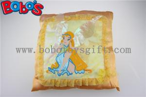 China Personalized Cushions Plush Soft Spirit Yellow Kids Pillows factory
