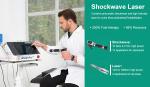 Cold Laser Therapy Class 4 Eswt Shockwave Therapy Pain Manag Machine