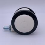 Medical Polyurethane Castor Wheels Thread Stem Swivel Type