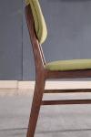 Fabric Modern Fashion Design Ash Wooden Dining Chair