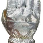 Flexible Cowhide Leather Firefighter Gloves Proximity Gloves Tear Resistance