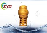 Vertical Brass Plumbing Valves Silencing Spring Lifting Type Spring Brass Core