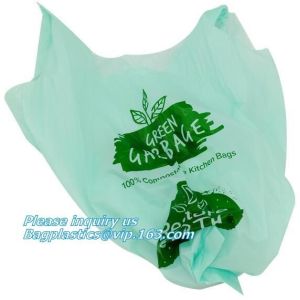 100% Biodegradable and compostable plastic kitchen garbage bag, compost kitchen