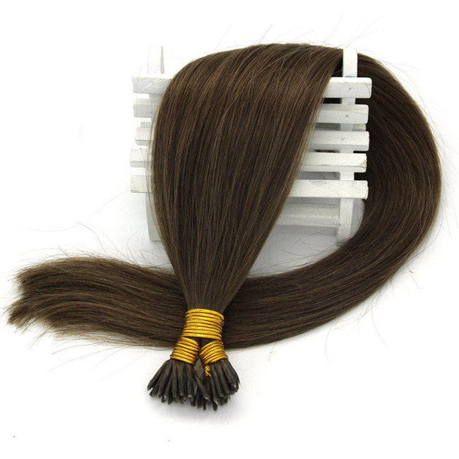 99J Light Brown Thick Tape In Hair Extensions 14-24inch 50strands Pre Bonded Glue Stick Real Human Hair