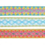 20KJ29 Colorful Braiding 4cm Cotton Lace Trim