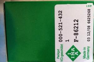 China INA F-86212 cam followers bearings factory