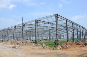 China Q235 Q355B Steel Structure Workshop / Warehouse / All Type Building factory