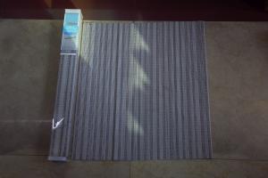 China Smooth Surface Bamboo Carpet High Strength Natural Grain For Coffee Bar factory