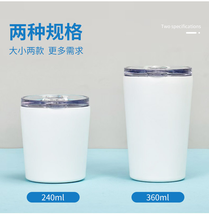 16 Oz Double Walled Insulated Stainless Steel Tumbler Set. Travel Mug Hot & Cold Drinks. Coffee Water And More