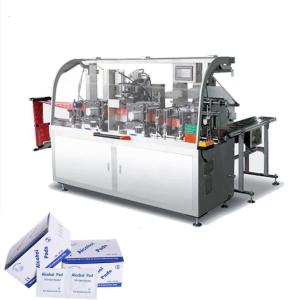 China Fast Speed Alcohol Wet Wipes Cotton Making Machine For Prep Pad factory