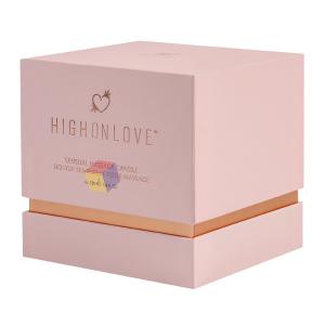 China Handmade Scented Candle Gift Box Rigid Cardboard With Lid And Foam Insert factory