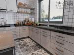 White Marble Modern Kitchen Cabinets Stylish And Durable Stainless Steel Design