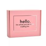 CMYK Pink Gift Packing Boxes With Ribbon