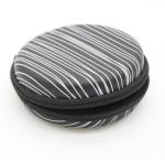 75 Degree EVA Headphone Carrying Case Round With Zipper