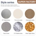 PVC Wood Grain Wall Board 8 Mm Bamboo Wood Fiber Wood Veneer Decoration Wall