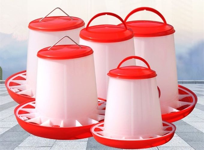 Farming Equipment 6kg 10kg 1L Poultry Feeder Drinker