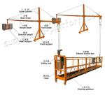 7.5m ZLP800 Gondola Suspended Platform For Construction Maintenance
