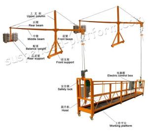 China Building Cleaning Gondola Suspended Platform 8.3mm ZLP630 factory