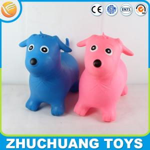 China pvc plastic inflatable jumping dog factory