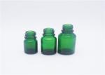 Hot Stamping 10 Ml Glass Bottles With Dropper Caps / Black Dropper Lid