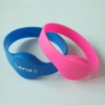 Silicone HF 13.56MHz Disposable RFID Wristband