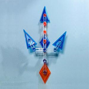 China OEM Trident Magnetic Toy Building Blocks Children Toys DIY Assembly Funny factory