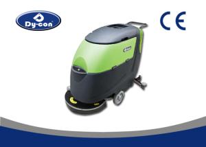 China Walk Behind Compact Floor Scrubber Dryer Machine Mechanical Collision Protection factory