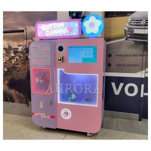 China Automatic Fairy Floss Vending Machine With 32 Style Cotton Flower 8KG Sugar Capacity factory