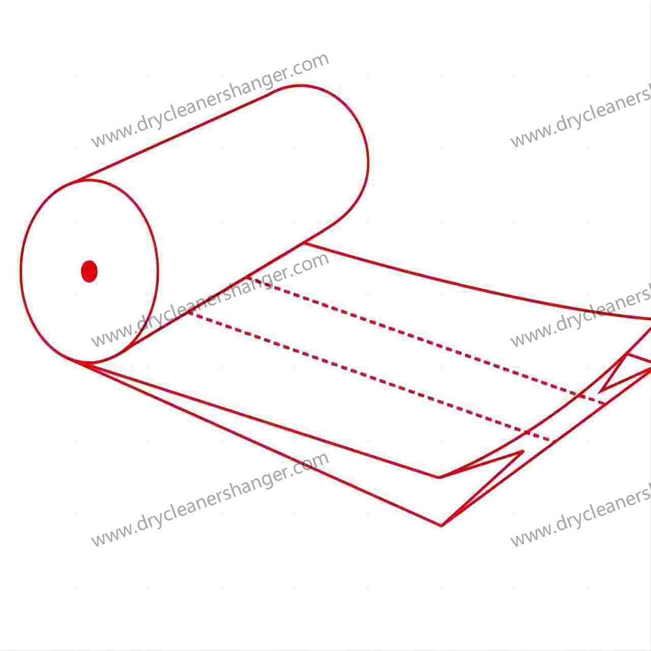 Clear Dry Cleaning Poly Garment Bags For Dry Cleaning Shops Customized Size