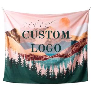 China Polyester Fabric Printed Backdrop Wall Banner For Decoration factory