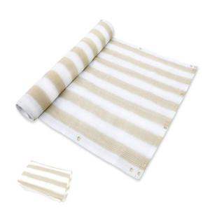 China Aluminium Grommets Balcony Safety Net With Blue And White Strip 130g/m2 - 280g/m2 factory