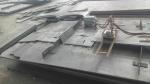 S355j0 galvanized steel plate Laser Cutting to Cricle and Flat Punched Holes On
