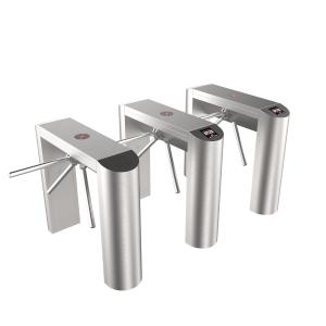 China Access Control AC 220V Brush Motor Tripod Turnstile Gate factory