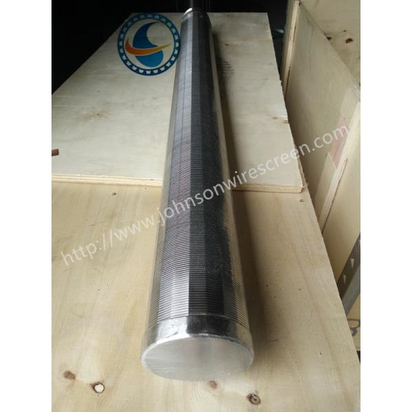 Customized Stainless Steel Well Screen , Industrial Welded Wedge Wire Screen