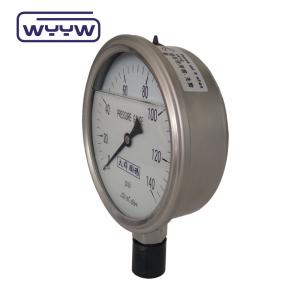 China 100mm Industrial Liquid Filled Pressure Gauge with Acrylic Window and Easy Installation factory