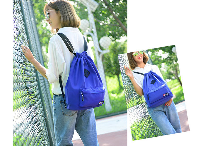 Leather Drawstring Shopping Bags Promotional Durable Wear - Resistant