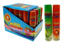 China Sour Sweet Liquid Spray Candy Bottel Shape , Funny Sweet Toy For Kids factory