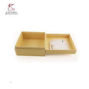 Cartoon Pattern Recycled Cardboard Gift Boxes With Envelope Insert