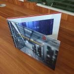 Hardcover Video Business Card With Lcd Screen / Portrait And Landscape Style