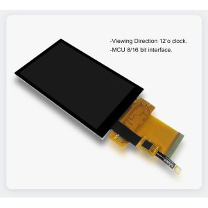 3.97" Sunlight Readable LCD Display 480*800 MCU 16Bits Interface