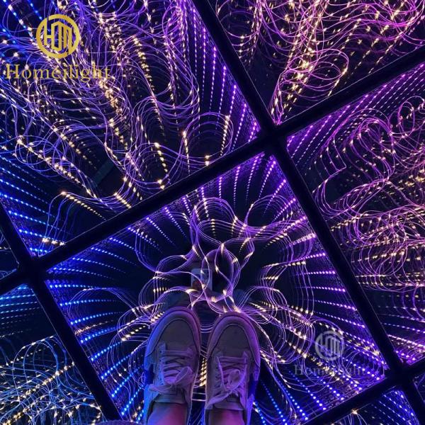 Wedding DJ Dancefloor Waterproof 3D Mirror Starlit Starry RGB Panels Tiles 3D