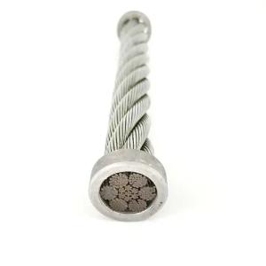 China 1x7 7x7 1x19 6x19 FC/IWS Stainless Steel Wire Rope for Hoisting and Cableway Durable factory