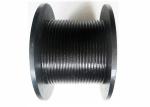 30m Capacity Q355B Steel Grooved Wire Rope Drum Black For Lifting